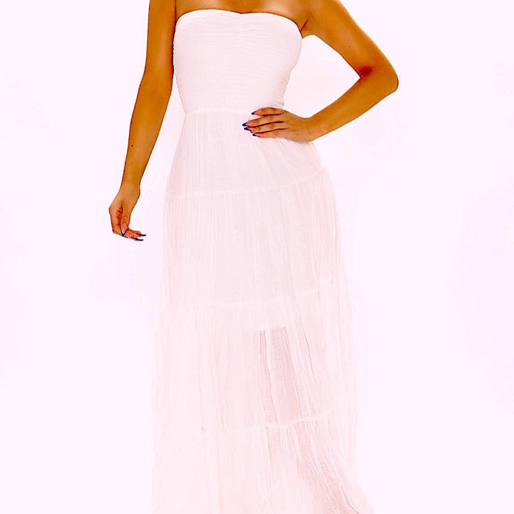 White spring dress